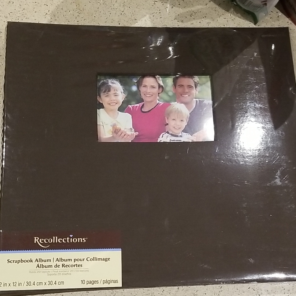 Recollections Dark Brown Scrapbook Album 12x12 NWTS